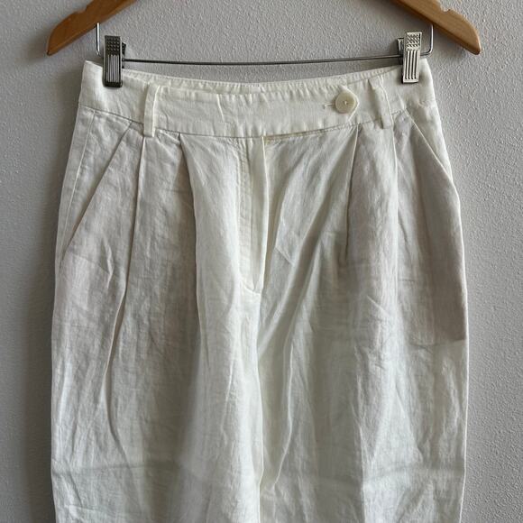Massimo Dutti Linen Pants Size 4 - Picture 5 of 8